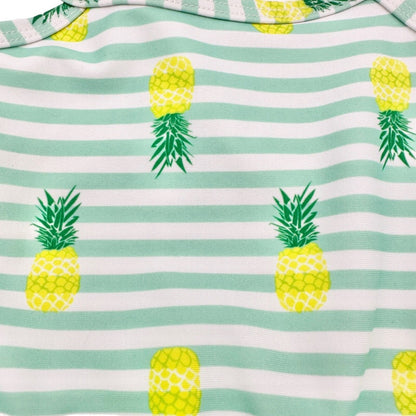 Target Baby 6-9 mos Swimsuit Lime Green with Pineapple Design