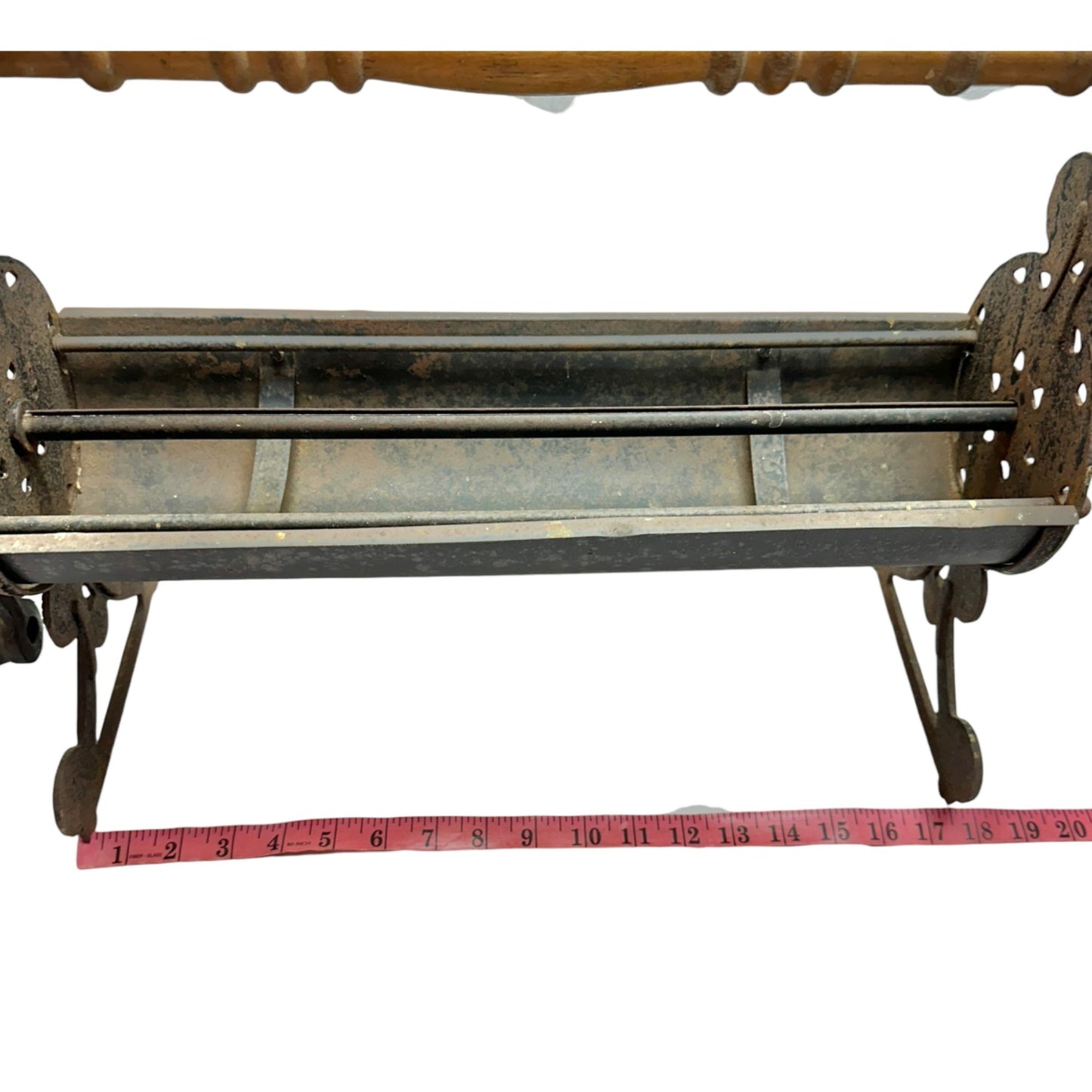 Logroller Newspaper Log Maker Wood and Metal Vintage Hardesty-Quittner Inc.