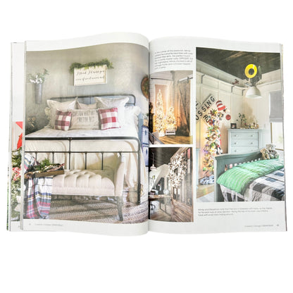 Country Cottage Christmas Magazine with Ashland Holiday Floral Arrangement
