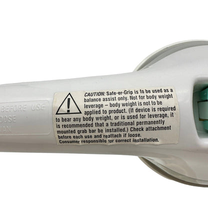Safe-er-Grip Set of 2 Safety Handles for Bath or Shower Suction Attachment
