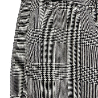 Brooks Brothers Pants Womens 10 Black Plaid Lined Pockets Button Zip Closure EUC