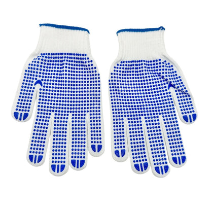 Two Pairs of White and Blue Grip Gloves Brand New Never Worn