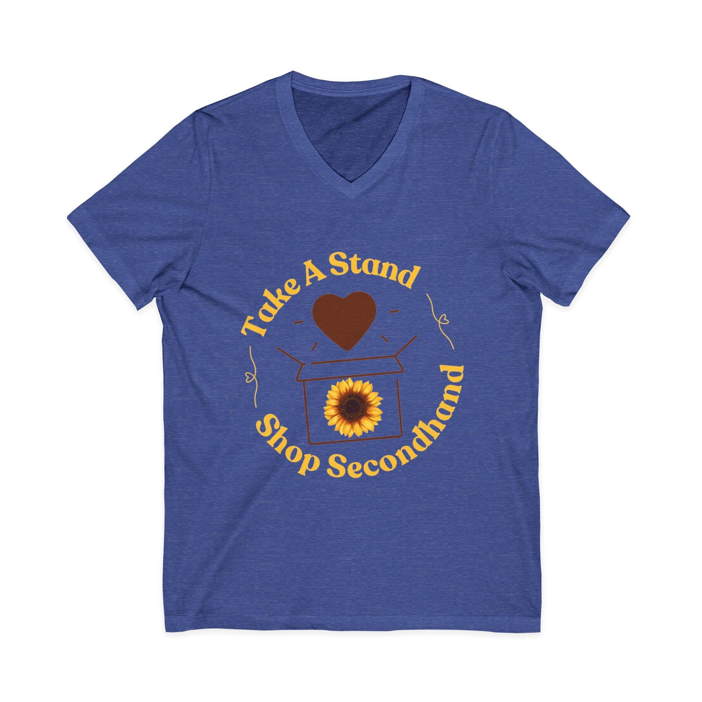 Unisex V-Neck Tee - Take A Stand Shop Secondhand