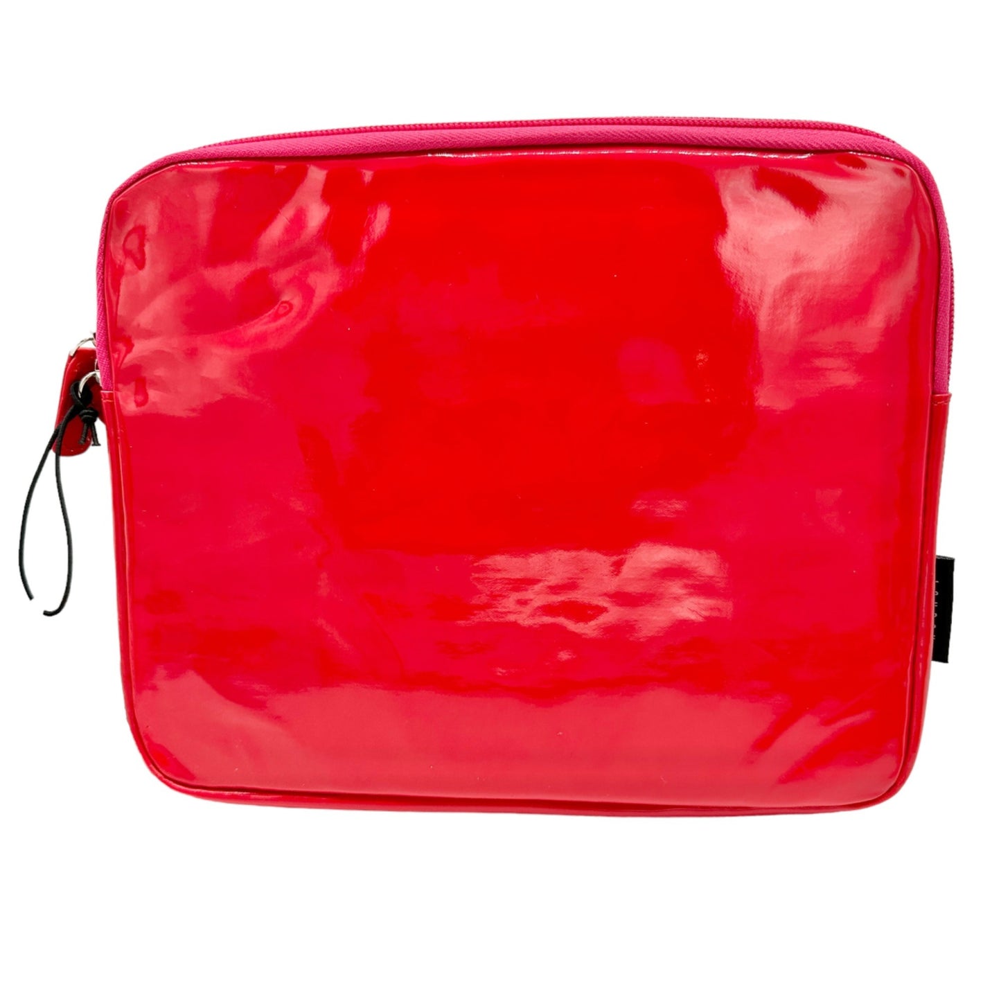 Happy Jackson Tablet Case Red Hello Beautiful Shiny Vinyl Padded Pink Inside NWT