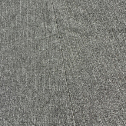 Van Heusen Mens Gray Pinstripe Dress Pants 40x30 Flat Front