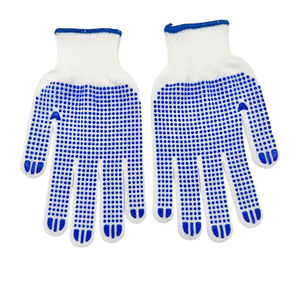 Two Pairs of White and Blue Grip Gloves Brand New Never Worn
