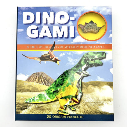 Dino Gami Origami Kit With Book plus 100 Sheets Of Special Paper 20 Dino Projects