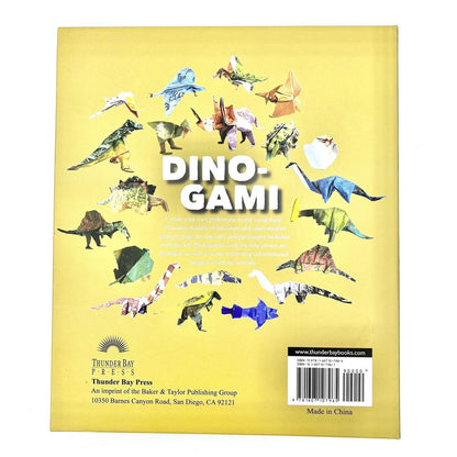 Dino Gami Origami Kit With Book plus 100 Sheets Of Special Paper 20 Dino Projects