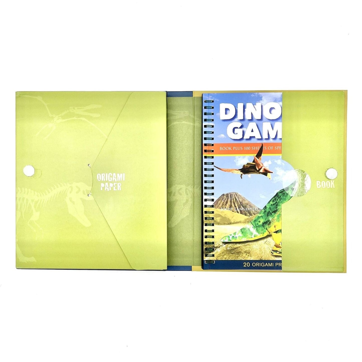 Dino Gami Origami Kit With Book plus 100 Sheets Of Special Paper 20 Dino Projects