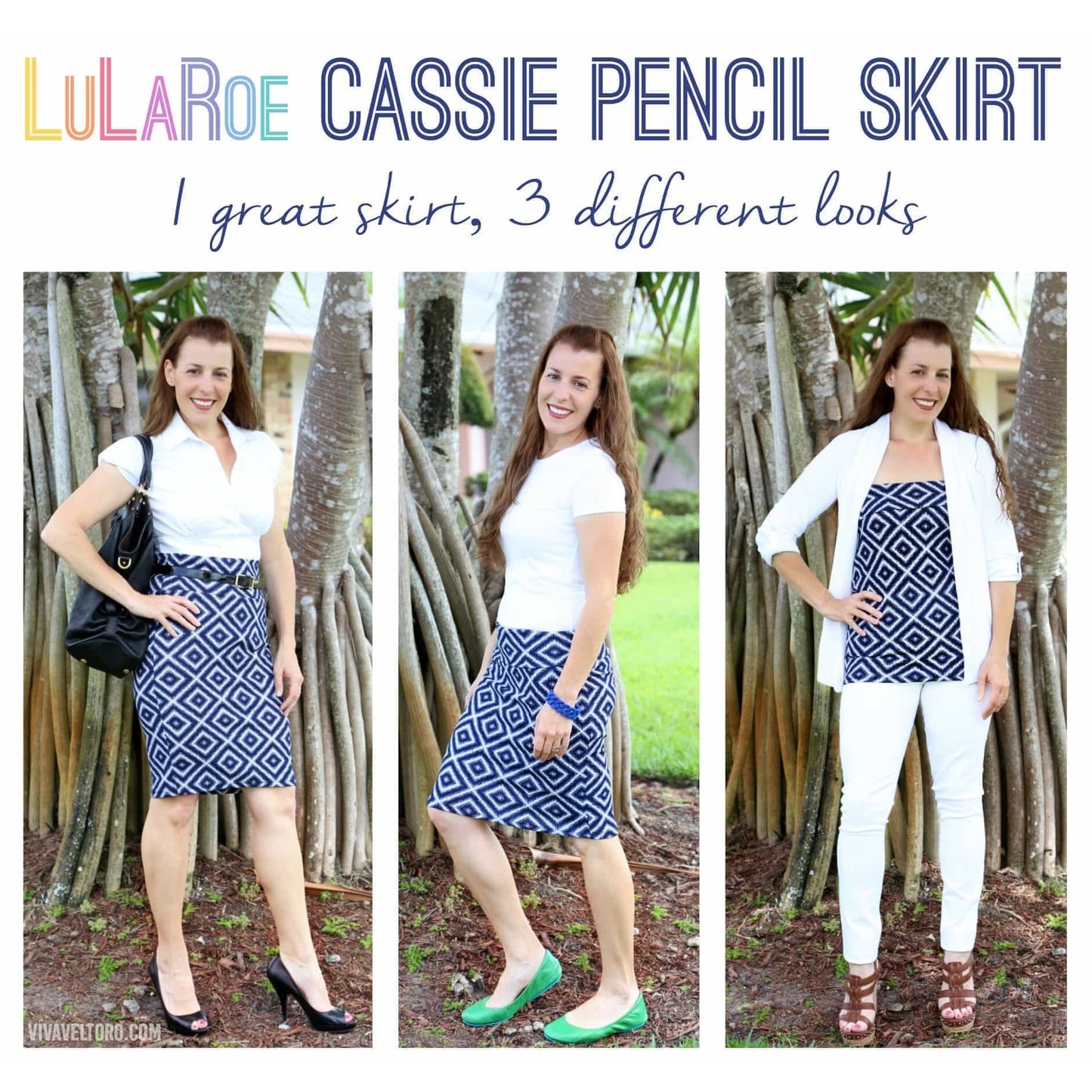LuLaRoe Cassie Pencil Skirt Multicolor Paisley Print Stretch Fabric Size M