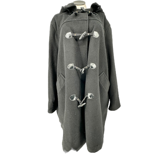 Jessica London Winter Coat Womens 26T Wool Blend Toggle Closure Removable Hood