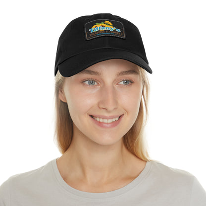 Tiffany's Treasures & Trinkets Baseball Hat with Leather Patch in Rectangle