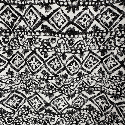 Lauren Ralph Lauren Pants Womens Size 18 Black White Geometric Viscose Relaxed