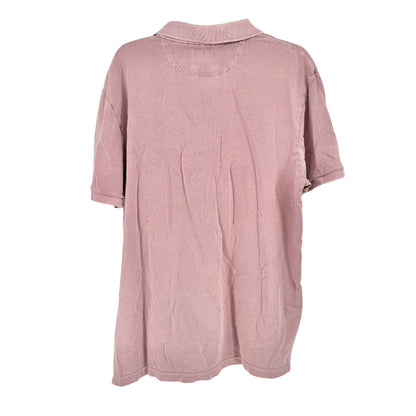 American Eagle Mens Dusty Pink Polo Shirt XL Super Soft Casual SS 100% Cotton