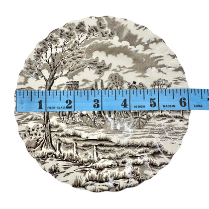 Royal Mail Fine Staffordshire Ironstone Bread Plate 6" England