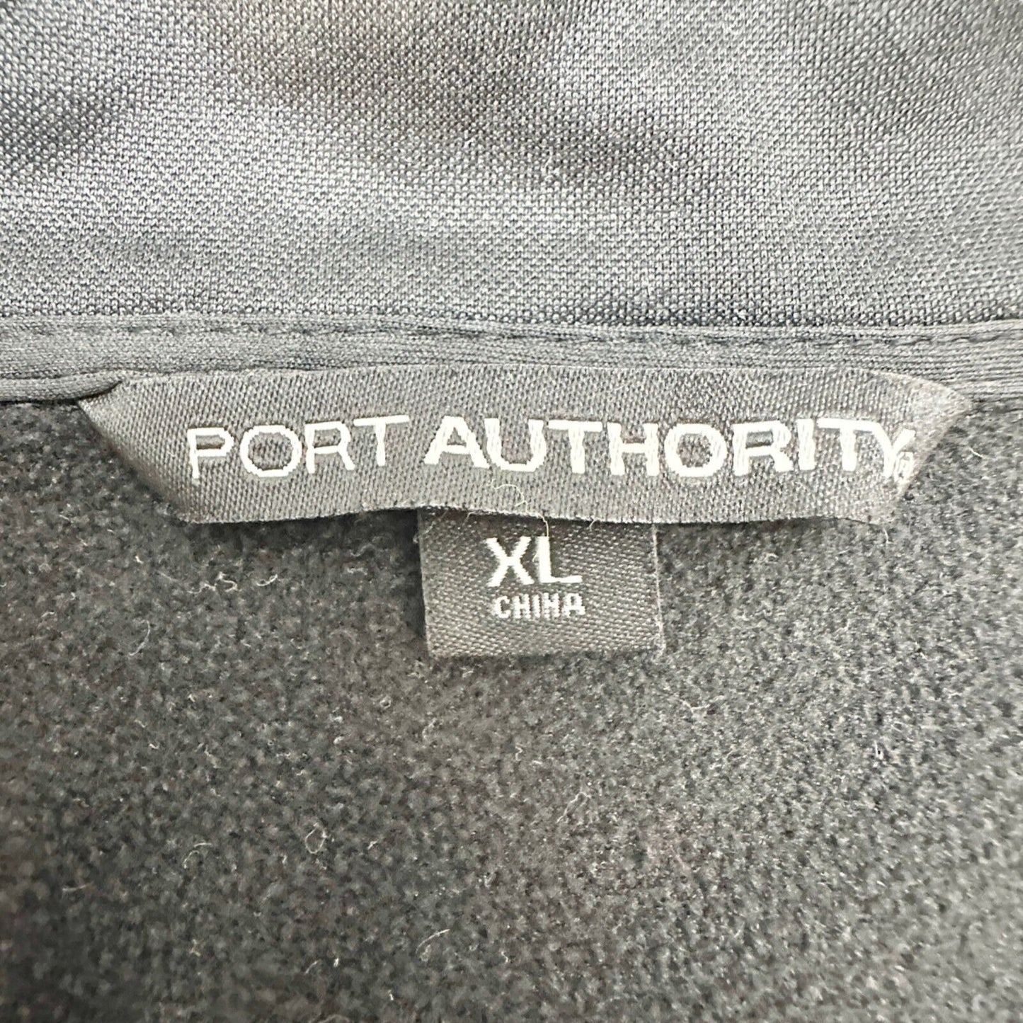 Port Authority Jacket XL Black Zip Closure Front Pockets LS Ourisman Frederick