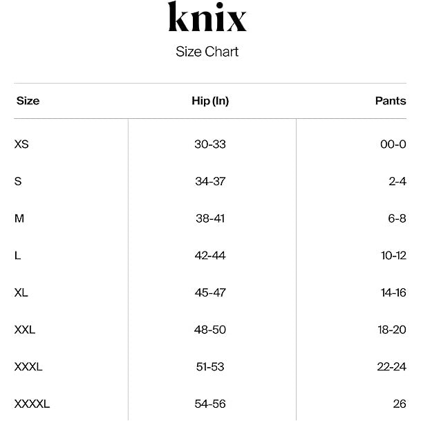 KNIX Zones+ Ultra Leakproof Bikini Back Coverage Womens XS Black Sealed Package