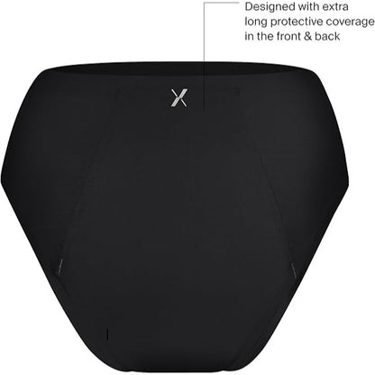 KNIX Zones+ Ultra Leakproof Bikini Back Coverage Womens XS Black Sealed Package