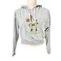 Disney Cropped Hoodie Juniors S (3-5) Gray Mickey Mouse EUC