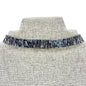 Robert Rose Black Bead Choker Necklace Adjustable To 14.5" Elegant Collar Design