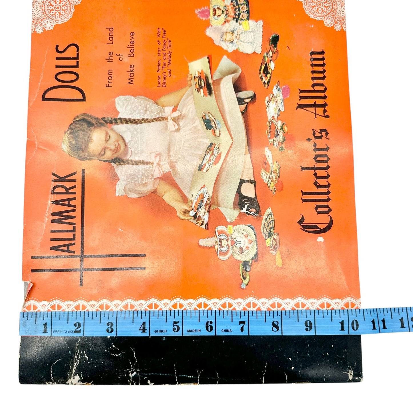 Hallmark Dolls Collectors Album Vtg 1940s with Paper Dolls Land Of Make Believe
