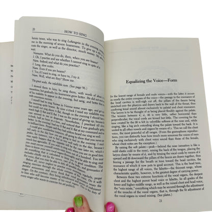 How To Sing 1993 Paperback With 51 Diagrams Music Examples by Lilli Lehmann