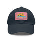 Tiffany's Treasures & Trinkets Baseball Hat with Leather Patch in Rectangle