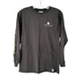 Simply Southern TShirt Youth Large Black Christmas Snowman LS Crew Neck NWT