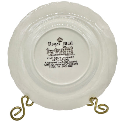 Royal Mail Fine Staffordshire Ironstone Bread Plate 6" England