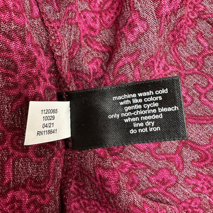 Lane Bryant Top Womens Size 22/24 Burgundy Off-The-Shoulder Floral Rayon NWT
