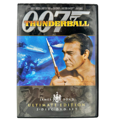 James Bond 5 DVD Lot Moonraker Octopussy Dr No You Only Live Twice Thunderball