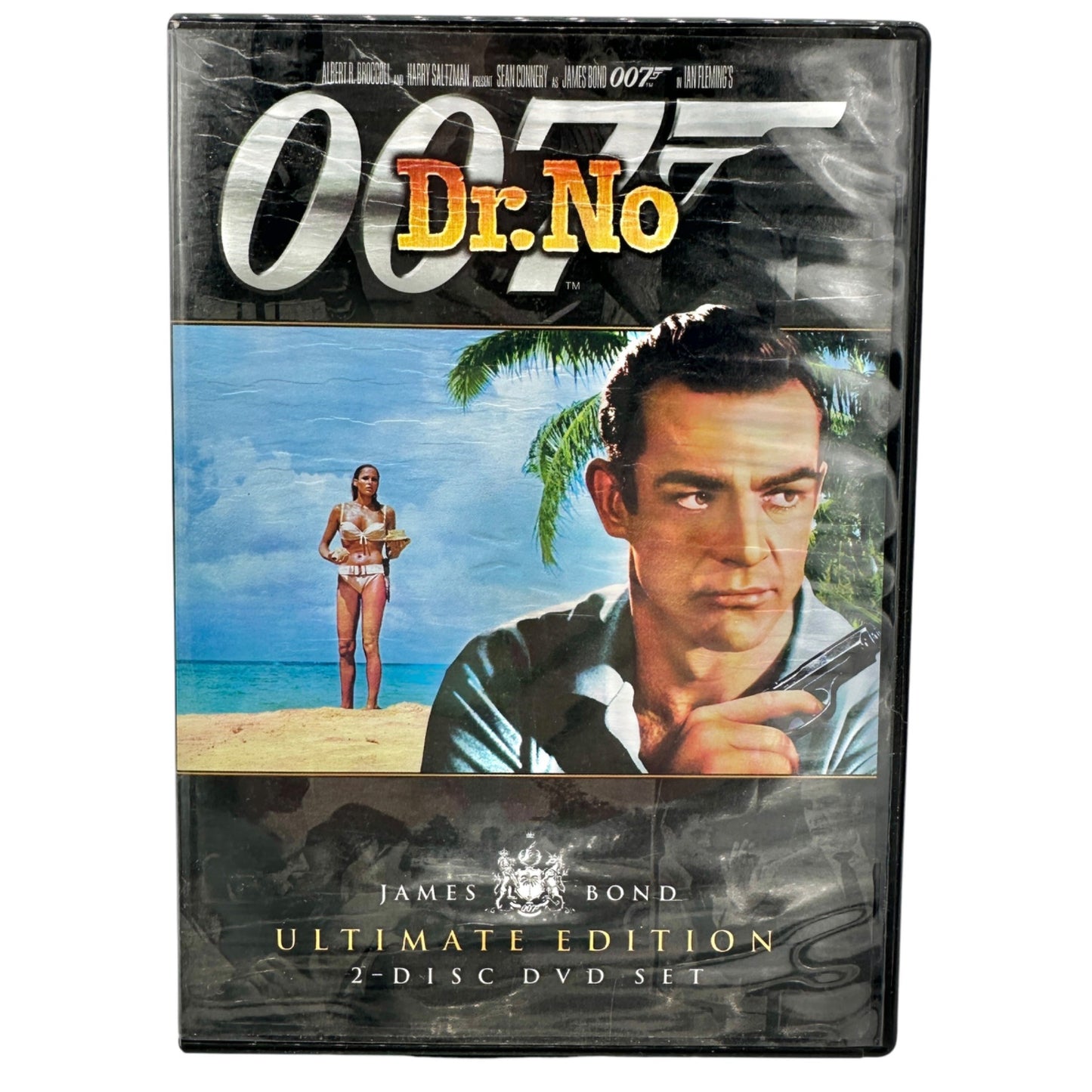 James Bond 5 DVD Lot Moonraker Octopussy Dr No You Only Live Twice Thunderball