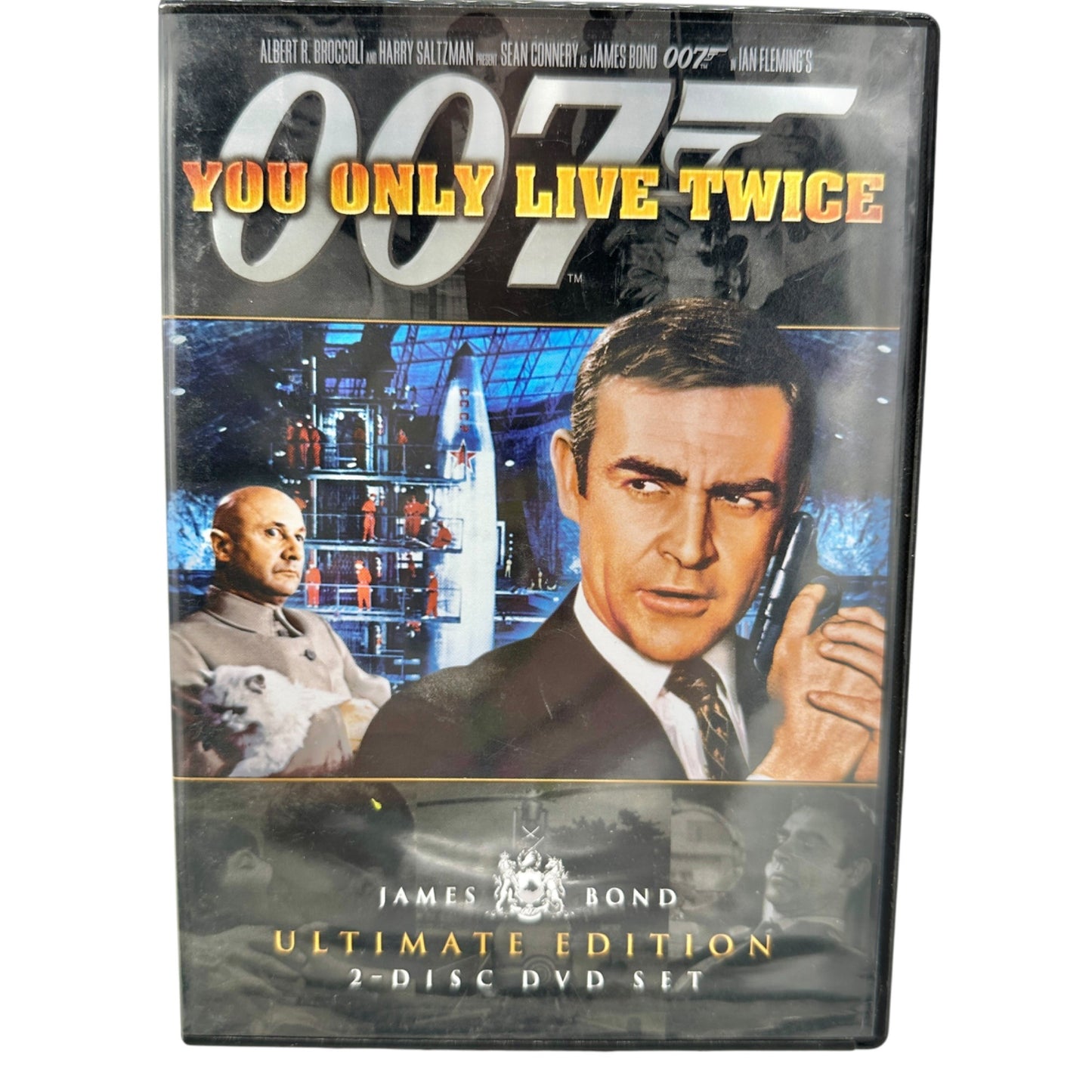 James Bond 5 DVD Lot Moonraker Octopussy Dr No You Only Live Twice Thunderball