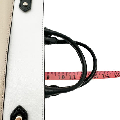 Kate Spade Handbag with Crossbody Strap Muted Pink White Black NEW