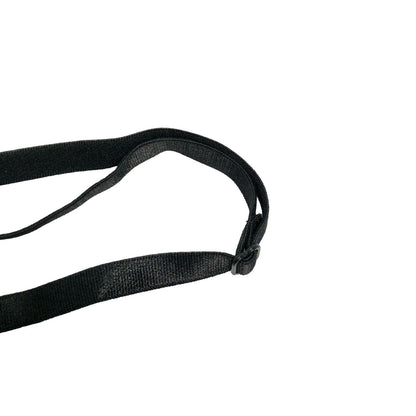 Black Headband with Butterfly Charm Adjustable Elastic NEW