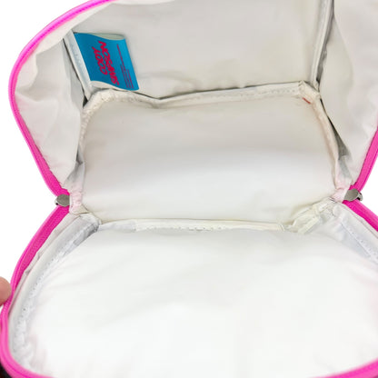Cody Simpson Small Lunchtote 8 x 8 x 6 Houndstooth Black White Pink Accents