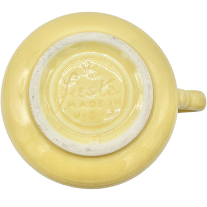 Fiesta Vintage Yellow Salt and Pepper Shakers Creamer with Tray 4pc Set