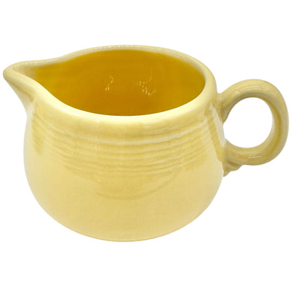 Fiesta Vintage Yellow Salt and Pepper Shakers Creamer with Tray 4pc Set