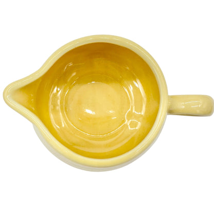 Fiesta Vintage Yellow Salt and Pepper Shakers Creamer with Tray 4pc Set