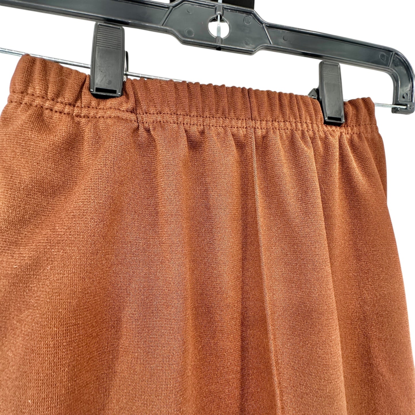 Sara Morgan Pants Womens XXP Brown Polyester Elastic Waist Comfort Simplicity