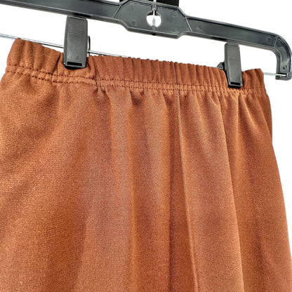 Sara Morgan Pants Womens XXP Brown Polyester Elastic Waist Comfort Simplicity
