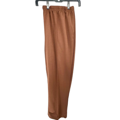 Sara Morgan Pants Womens XXP Brown Polyester Elastic Waist Comfort Simplicity