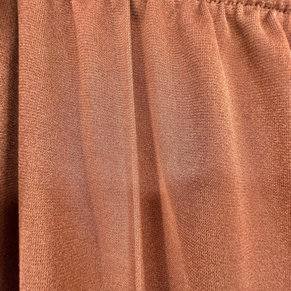 Sara Morgan Pants Womens XXP Brown Polyester Elastic Waist Comfort Simplicity