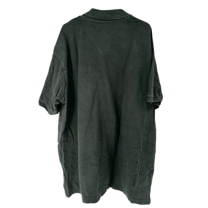 St. Johns Bay Super Pique Polo Shirt Mens 3XL Cotton Black Casual Wear