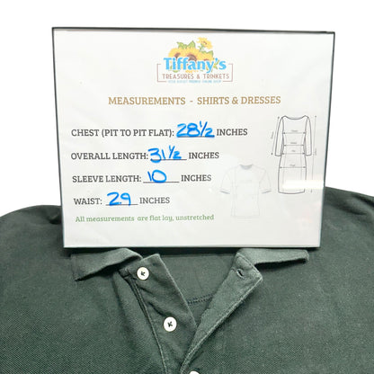 St. Johns Bay Super Pique Polo Shirt Mens 3XL Cotton Black Casual Wear
