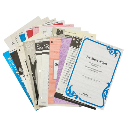 Set Of 18 Mixed Choral Music Hymns and Song Sheets SATB and SSA Arrangements