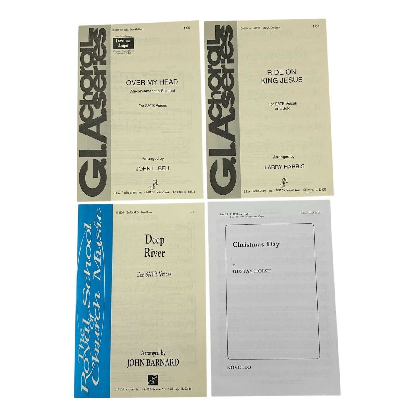 Set Of 18 Mixed Choral Music Hymns and Song Sheets SATB and SSA Arrangements