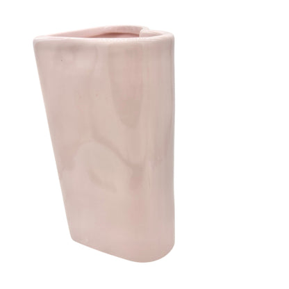 Rae Dunn Artisan Collection Love Struck Heart-Shaped Ceramic Vase Pink 7" Tall