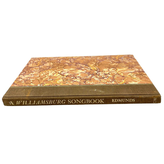 A Williamsburg Songbook Hardback 1964 First Edition Colonial Songs John Edmunds