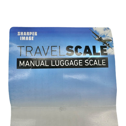 Sharper Image Travel Scale Manual Luggage Scale Portable Hook Design Compact
